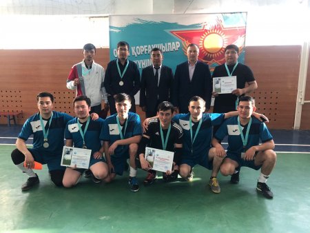 "7 мамыр - Отан қорғаушылар күні" мерекесі қарсаңында Қазалы ауданы бойынша білім бөлімі басшысының кубогы үшін білім қызметкерлері арасында футзалдан өткізілген жарыста мектебіміздің "ҚОРҚЫТ"командасы жүлделі  ІІ ОРЫН иеленді.